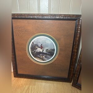 Vintage Style Picture Set – Horse and Rider • Elegant and Classic